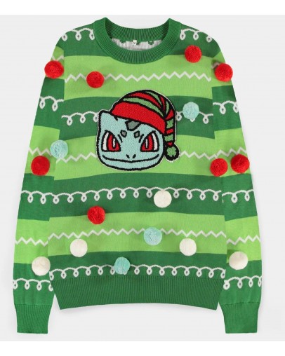 Pokemon Bulbasaur Patched božični pulover L velikosti Difuzed