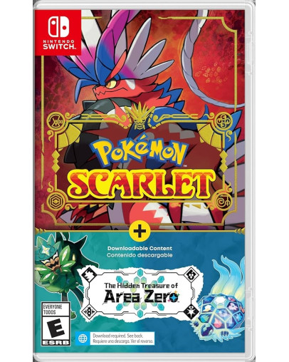 Pokemon Scarlet + The Hidden Treasure of Area Zero (SWITCH)