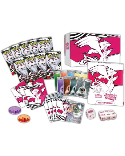 Pokemon TCG igralne karte Scarlet & Violet White Flare elitna trenerska škatla Pokemon TCG igralne karte Scarlet & Violet White Flare elitna trenerska škatla