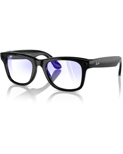 Ray-Ban Meta Wayfarer Gen 1 pametna očala velikost L v sijoči črni barvi