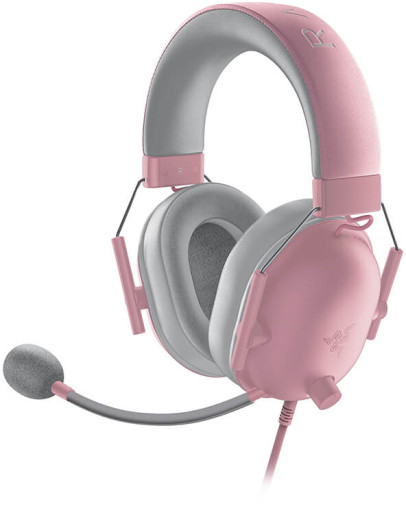 Razer BlackShark V2 X žične slušalke roza barve