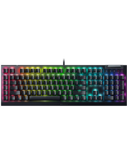 Razer BlackWidow V4 X US-SLO žična tipkovnica z rumenimi stikali črne barve