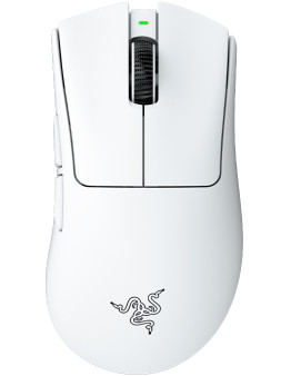 Razer DeathAdder V4 Pro brezžična miška bele barve