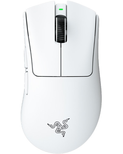 Razer DeathAdder V4 Pro brezžična miška bele barve