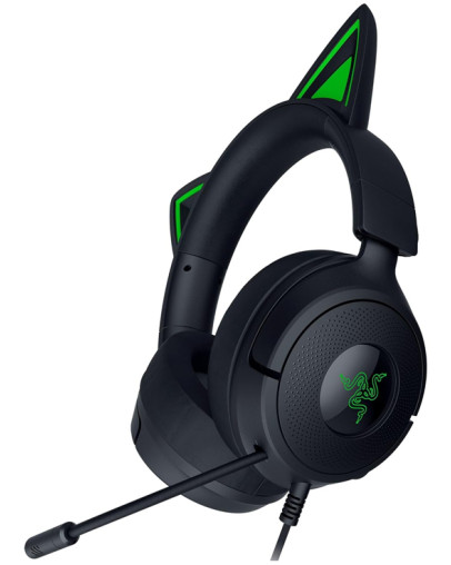 Razer Kraken Kitty V3 X žične slušalke črne barve