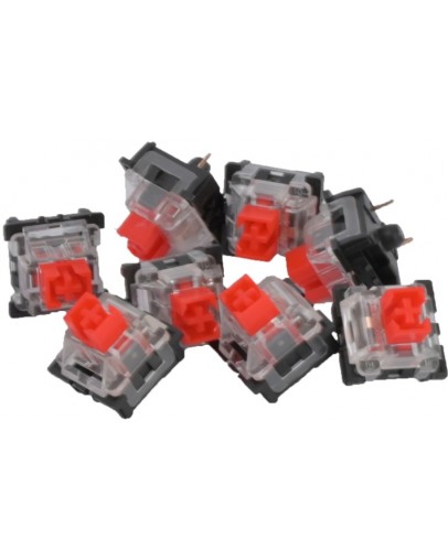 Redragon A113 Bullet-R mehanska stikala rdeče barve 8 kosov