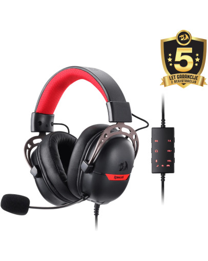 Redragon Aurora H376PP žične igralne slušalke v črni barvi