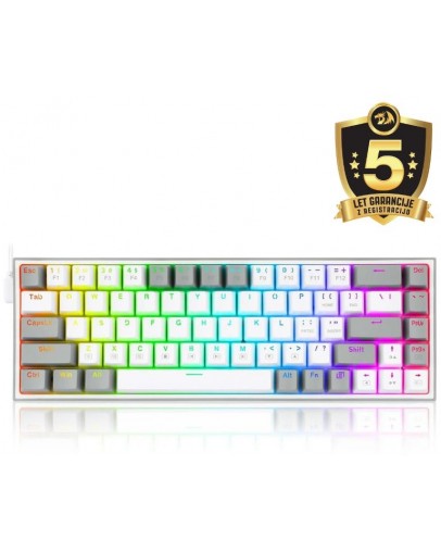 Redragon Castor K631WG RGB mehanska tipkovnica z rdečimi stikali