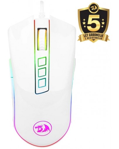 Redragon Cobra M711W žična gaming miška bele barve