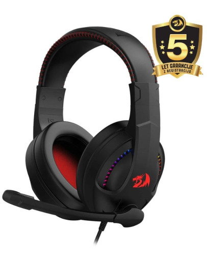 Redragon Cronus H211 RGB žične gaming slušalke črne barve