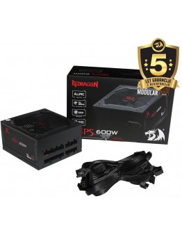 Redragon GC-PS003 600W 80 Plus Bronze polno modularen napajalnik