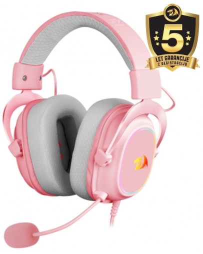 Redragon H510 Zeus-X gaming slušalke roza barve