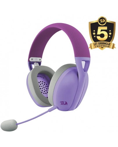 Redragon Ire Pro H848B brezžične gaming slušalke vijolične barve Redragon Ire Pro H848B brezžične gaming slušalke vijolične barve