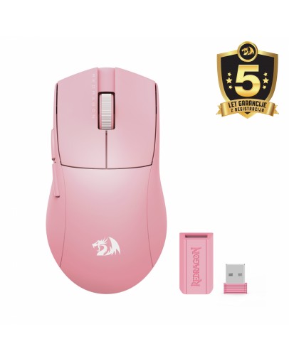 Redragon K1ng Pro M916 brezžična gaming miška roza barve Redragon K1ng Pro M916 brezžična gaming miška roza barve