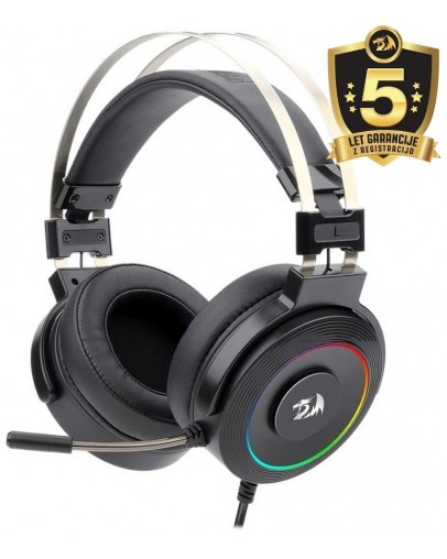Redragon Lamia 2 H320-RGB gaming slušalke s stojalom črne barve
