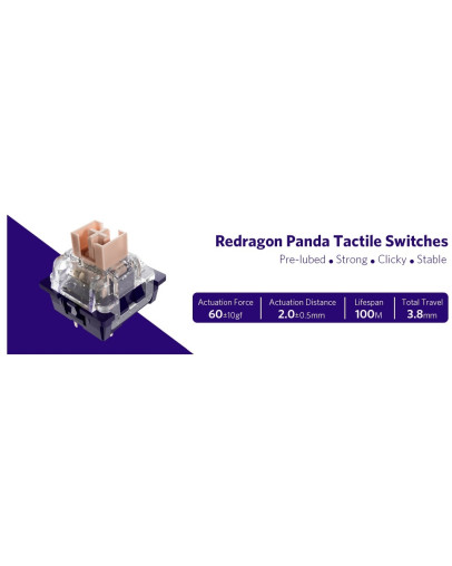 Redragon Panda A113 HP1 mehanska stikala