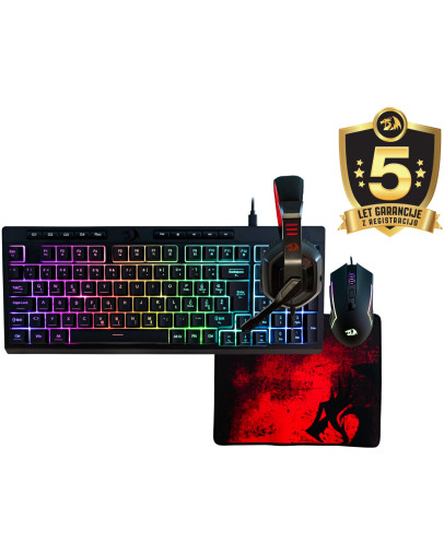 Redragon S149-BA 4v1 gaming set tipkovnica s slovenskimi znaki