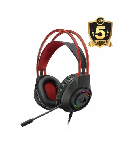 Redragon Scream H231 RGB žične gaming slušalke črne barve