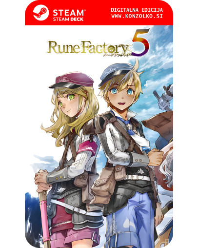 Rune Factory 5 - Steam koda brez škatlice (WINDOWS PC | STEAM DECK)