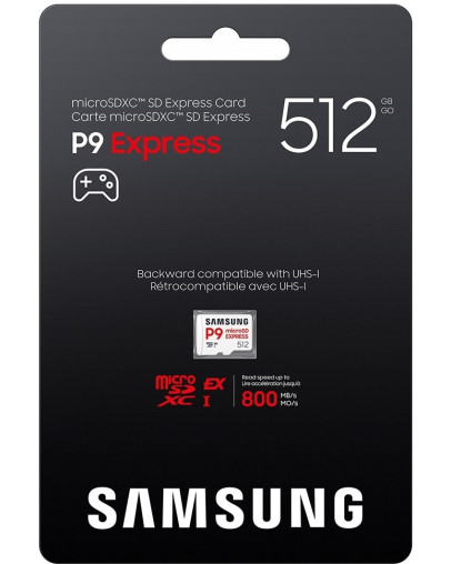 Samsung P9 MicroSD Express 512GB spominska kartica za Nintendo Switch 2