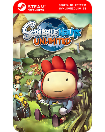 Scribblenauts Unlimited - Steam koda brez škatlice (WINDOWS PC | STEAM DECK)