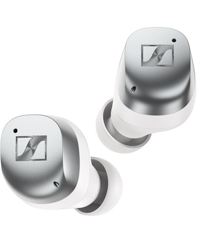 Sennheiser Momentum True Wireless 4 brezžične ušesne slušalke bele in srebrne barve