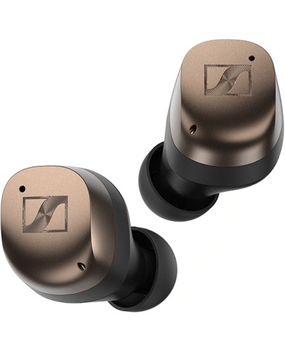 Sennheiser Momentum True Wireless 4 brezžične ušesne slušalke črne in bakrene barve