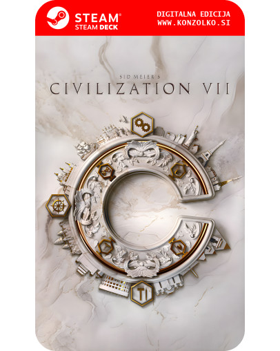 Sid Meiers Civilization 7 Settlers Edition - Steam koda brez škatlice (WINDOWS PC | STEAM DECK)