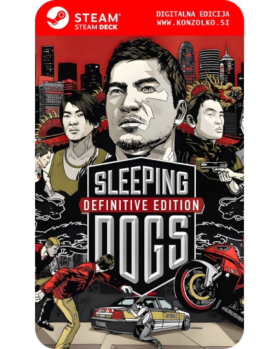 Sleeping Dogs Definitive Edition - Steam koda brez škatlice (WINDOWS PC | STEAM DECK)