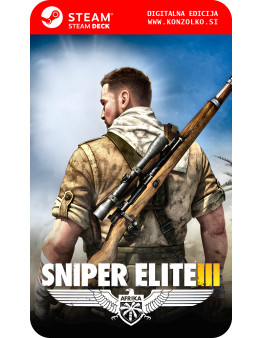 Sniper Elite 3 - Steam koda brez škatlice (WINDOWS PC | STEAM DECK)