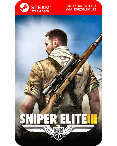 Sniper Elite 3 - Steam koda brez škatlice (WINDOWS PC | STEAM DECK)