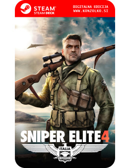 Sniper Elite 4 Deluxe Edition - Steam koda brez škatlice (WINDOWS PC | STEAM DECK)