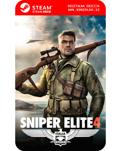 Sniper Elite 4 - Steam koda brez škatlice (WINDOWS PC | STEAM DECK)