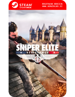 Sniper Elite Resistance - Steam koda brez škatlice (WINDOWS PC | STEAM DECK)