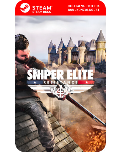 Sniper Elite Resistance - Steam koda brez škatlice (WINDOWS PC | STEAM DECK)
