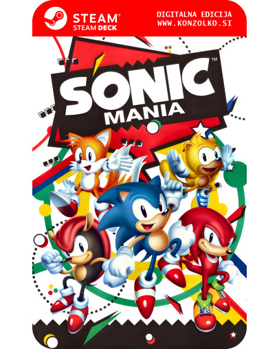 Sonic Mania - Steam koda brez škatlice (WINDOWS PC | STEAM DECK)