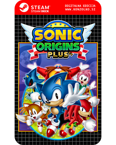 Sonic Origins Plus - Steam koda brez škatlice (WINDOWS PC | STEAM DECK)