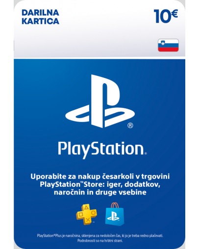 Sony darilni bon za 10 EUR za PlayStation 4 & 5 (s kartončkom) Sony darilni bon za 10 EUR za PlayStation 4 & 5 (s kartončkom)