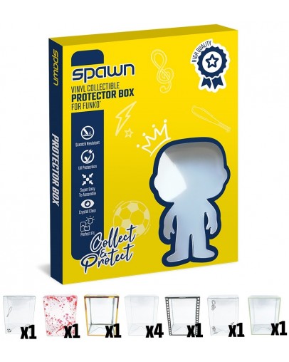 Spawn Protector Box pakiranje 10 zaščitnih škatlic za zbirateljske figurice