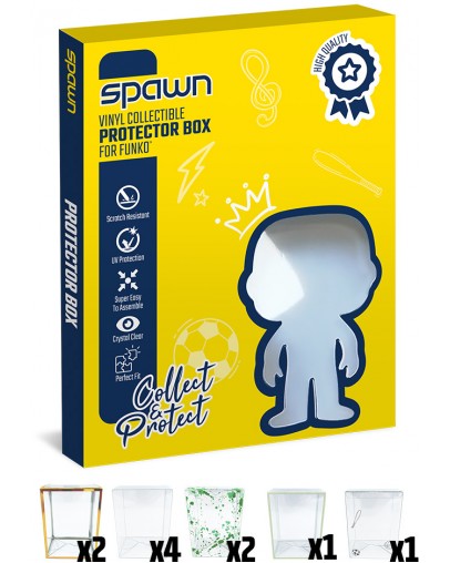 Spawn Protector Box V2 pakiranje 10 zaščitnih škatlic za zbirateljske figurice Spawn Protector Box V2 pakiranje 10 zaščitnih škatlic za zbirateljske figurice