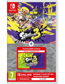 Splatoon 3 z Expansion Pass in 3 mesece Nintendo Membership (SWITCH)