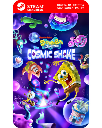 SpongeBob SquarePants The Cosmic Shake - Steam koda brez škatlice (WINDOWS PC | STEAM DECK)