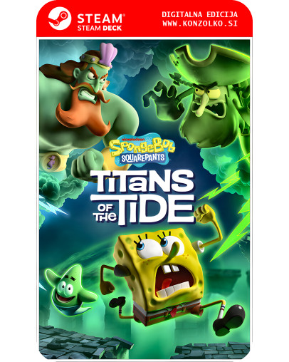 SpongeBob SquarePants Titans of the Tide - Steam koda brez škatlice (WINDOWS PC | STEAM DECK)