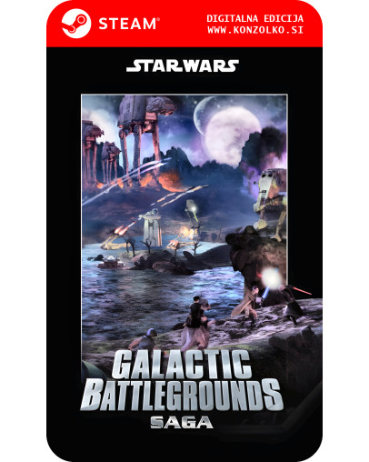 Star Wars Galactic Battlegrounds Saga - Steam koda brez škatlice (WINDOWS PC)
