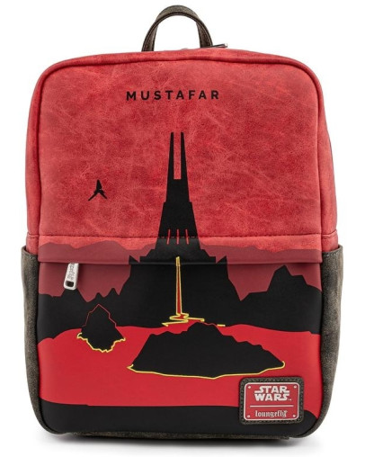 Star Wars Lands kvadratni mini nahrbtnik z motivom Mustafarja Loungefly