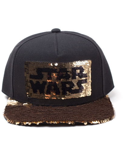 Star Wars Logo Sequins kapa s šiltom Difuzed