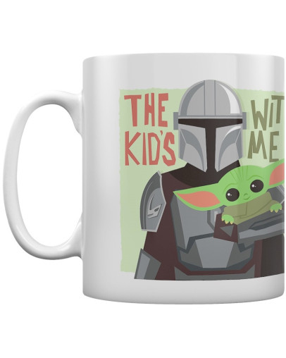 Star Wars The Mandalorian The Kids With Me skodelica Pyramid