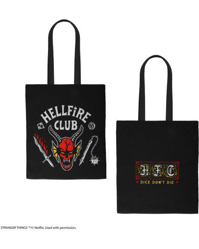 Stranger Things Hellfire Club platnena torba Cinereplicas