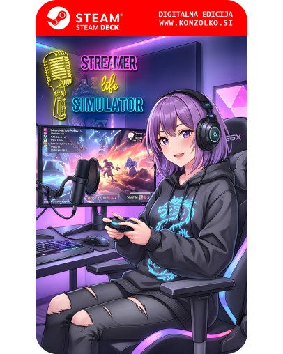 Streamer Life Simulator - Steam koda brez škatlice (WINDOWS PC | STEAM DECK)