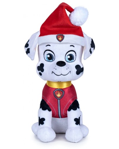 Tačke na patrulji Marshall Božični 27 cm plišasta igrača